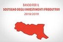 Bando investimenti produttivi 2018