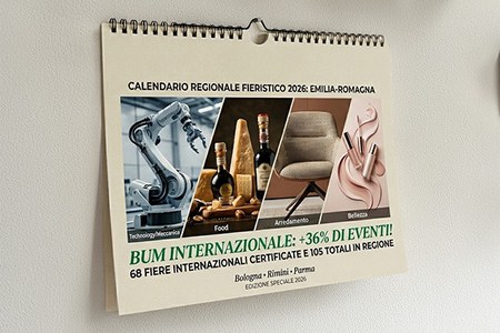 Emilia-Romagna: approvato il Calendario Fieristico 2026, volano gli eventi internazionali (+36%)
