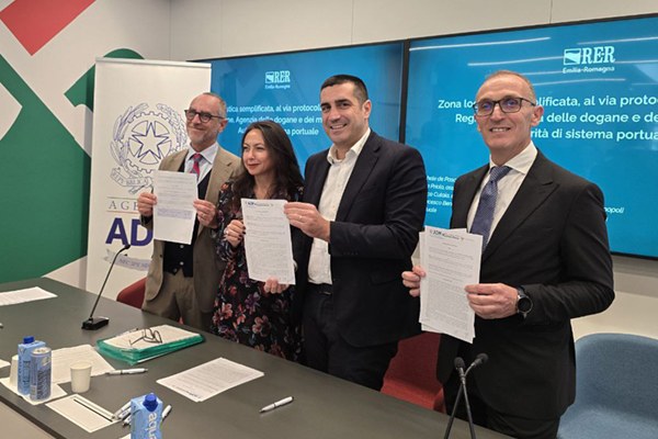 ZLS Emilia-Romagna, siglato il Protocollo per il rafforzamento di logistica e competitività