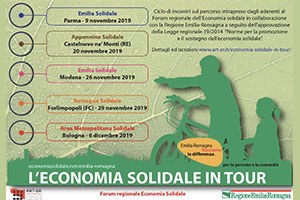 Economia solidale in Emilia-Romagna, al via il tour informativo
