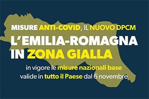 Emilia-Romagna zona gialla: le misure per le imprese in vigore fino al 3 dicembre
