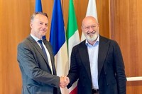 Il presidente  Bonaccini a colloquio con l’ambasciatore francese Martin Briens