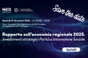 Economia Regionale: Presentazione del Rapporto 2025, focus su Investimenti, Parità e Innovazione Sociale