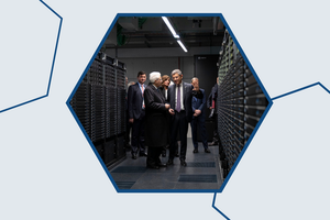 Avviato il supercomputer Leonardo alla presenza del presidente della Repubblica Sergio Mattarella