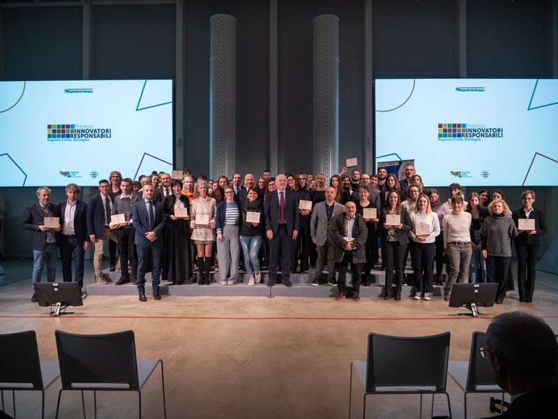 Foto di gruppo - Premio Innovatori Responsabili 2022