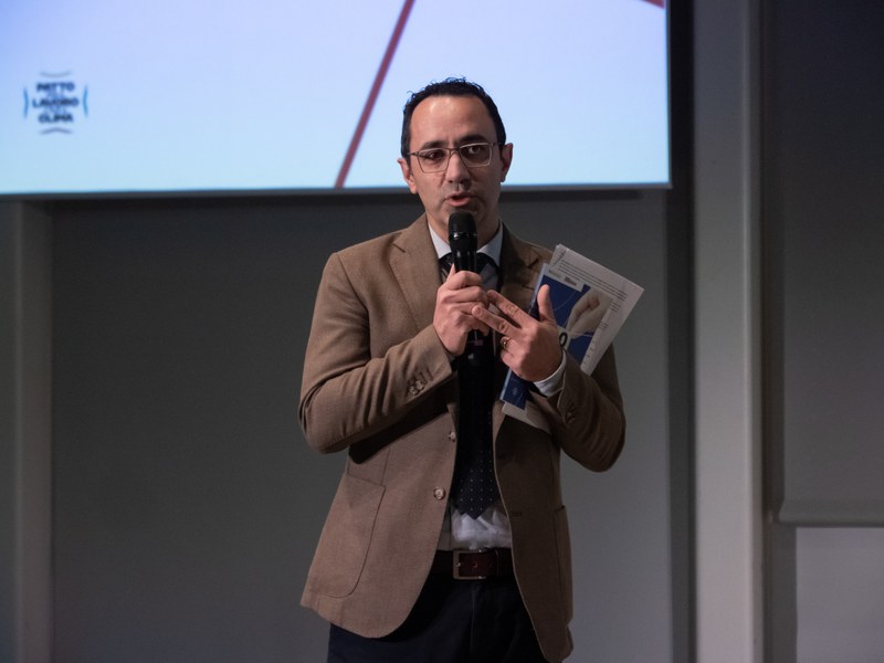 Roberto Ricci Mingani durante il Premio Innovatori Responsabili 2022